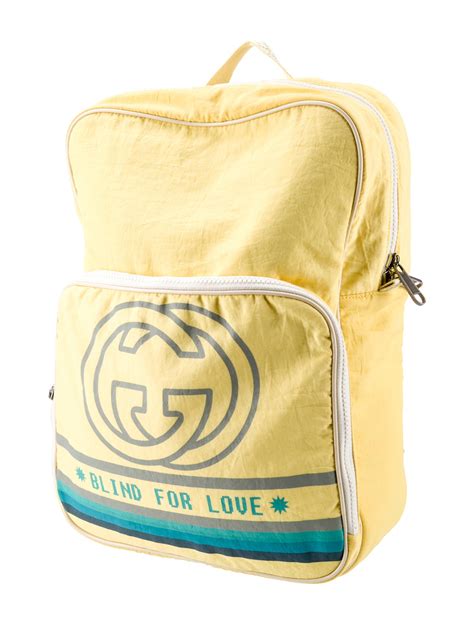 gucci blind for live|Gucci blind for love backpack.